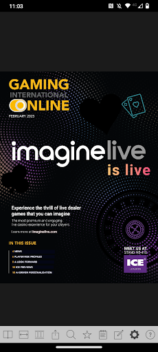 Gaming International Online Screen 2