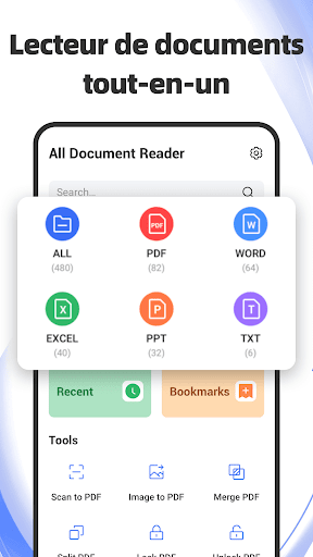 Aperçu de l'application
