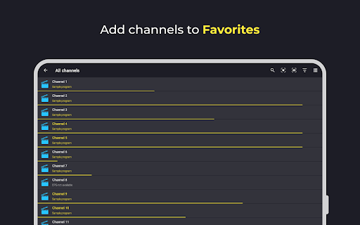 Televizo - IPTV player screenshot 8