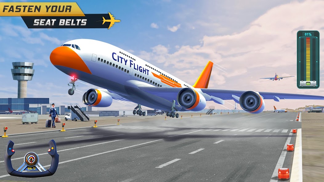 City Pilot Flight: Plane Games 2.97.1 APK + Мод (Unlimited money) за Android