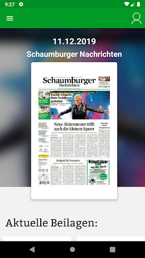 Android application SN e-Paper screenshort