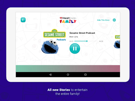 Screenshot of iHeartRadio Family
