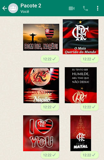 Figurinhas do Flamengo Screen 2