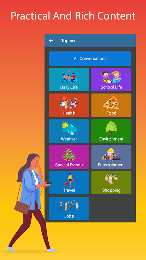 English Conversation Practice Screen 2
