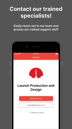 Launch Production and Design Screen 3