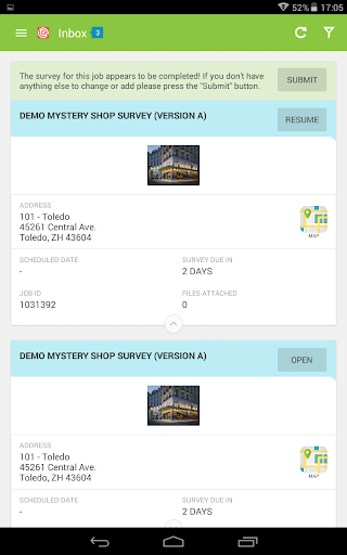 Android application SmartAudit screenshort