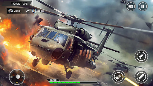 Gunship Battle Helicopter Game Screen 3