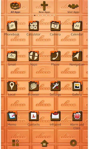 Halloween Chocolate Wallpaper Screen 2