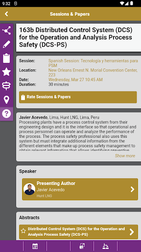 AIChE Events Screen 3