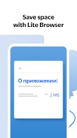 screenshot of Yandex.Browser Lite