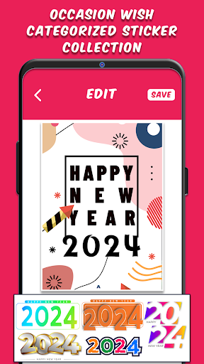 New Year Party Invitation Card