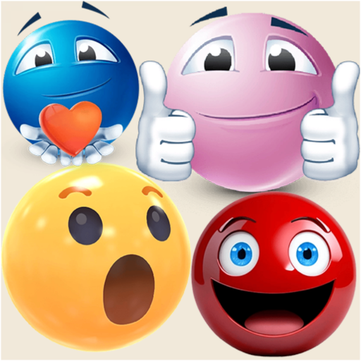 Emoji 3D color sticker