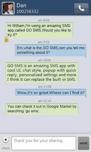 Chat sms pro go Web Based