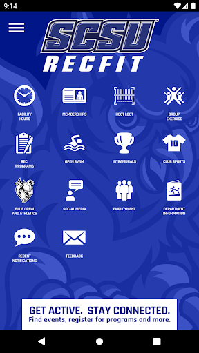 Android application SCSU Recreation and Fitness screenshort