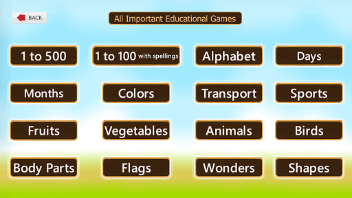 1 to 500 number counting game 1