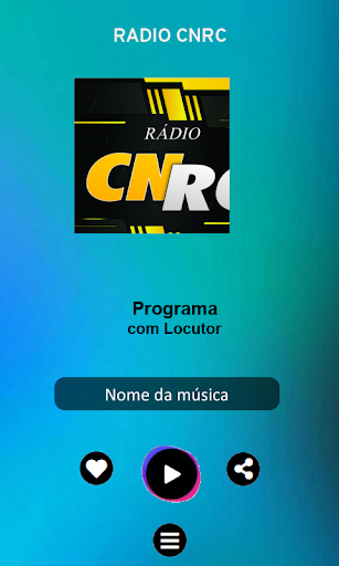 Android application Rádio CNRC screenshort