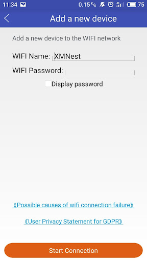 Android application Smart Wifi AC(eu) screenshort