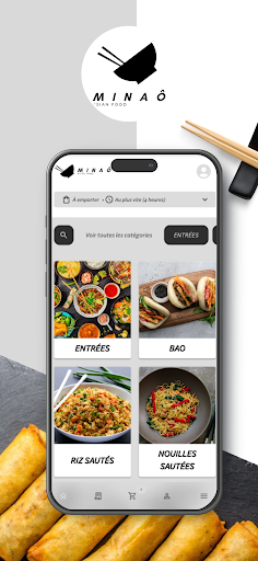 Android application Minao Asian Food screenshort
