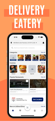 Android application LibDoor2Door screenshort