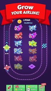 Merge Planes Neon Game Idle MOD APK (Unlimited Money) Download 3