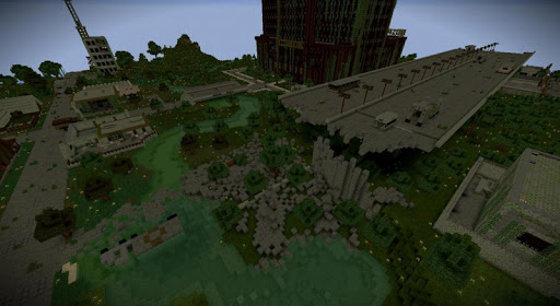 Zombie Apocalypse map for MCPE. New maps and mods 3 screenshots 3
