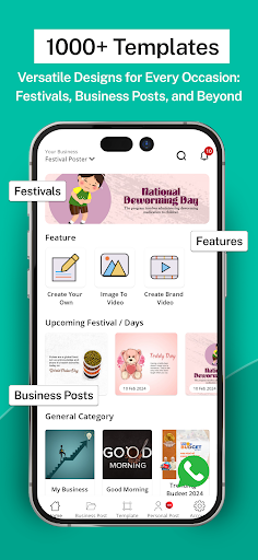 Android application Festival Poster Maker & Post screenshort