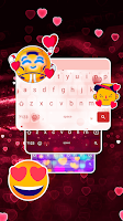 screenshot of Love Keyboard Theme