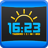 Accurate Weather Digital Clock icon