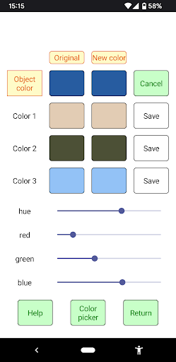 Paragon Color Analyzer Screen 2