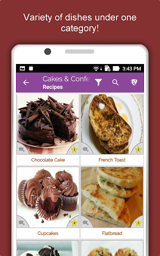 Screenshot of Cake Recipes, Baking Recipes
