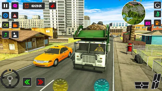 城市 垃圾 傾倒 卡車 遊戲