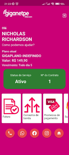 GIGANETPE TELECOM Screen 2