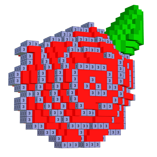 Flowers Mandala 3D Coloring  Icon