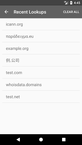Whois Data - Domain Whois Look Screen 3