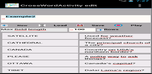 App Cross Words Prof - Android Screen 2