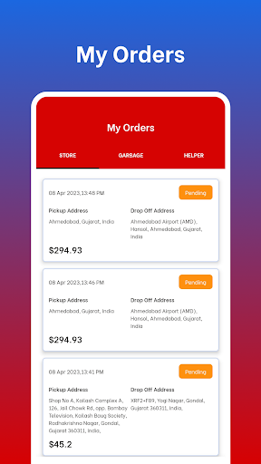 Android application MND - Helper screenshort
