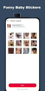Cute Baby Stickers - WASticker