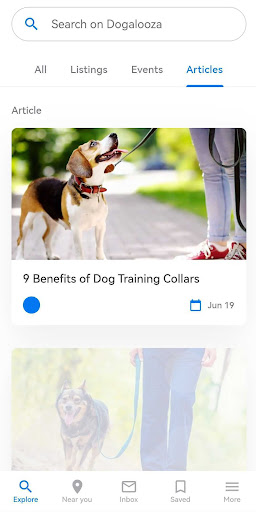 Android application Dogalooza screenshort