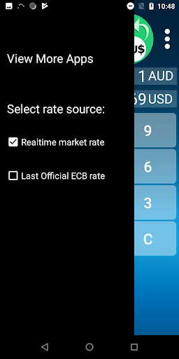 Australian Dollar to US Dollar Screen 3