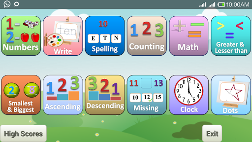 Preschool kids : Number & Math Screenshot 1 - AppWisp.com