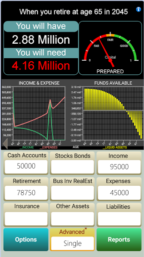 Android application PlanMode - Financial Planning screenshort