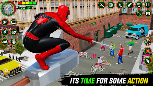 Gangster Crime Rope Hero City Screenshot 1 - AppWisp.com