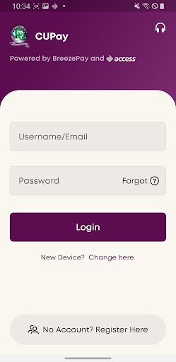 Android application Covenant Pay screenshort
