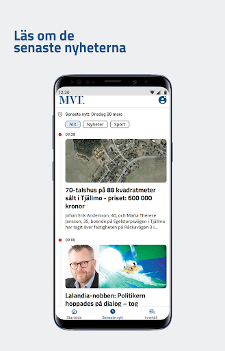 MVT.se Screen 2