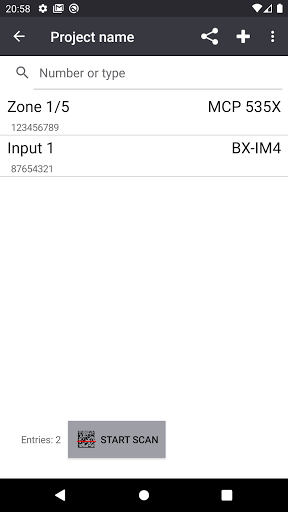 Integral Scan Screen 2