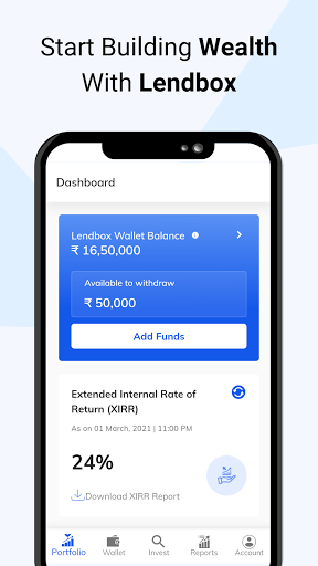 Android application Lendbox | Investment App screenshort