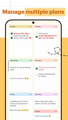 Weekly Planner Screenshot 2 - AppWisp.com