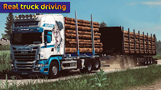 Truck Simulator Wood Transport - Screenshot 2