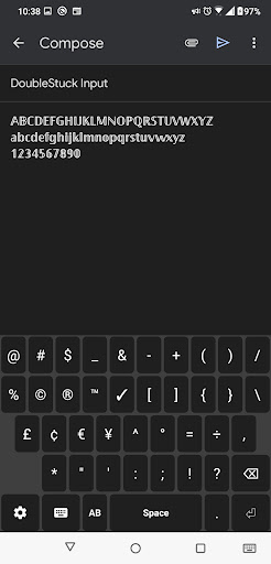 DoubleStruck Input Screen 3