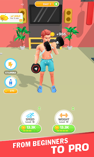 Idle Workout Fitness 1.2.0 screenshots 1
